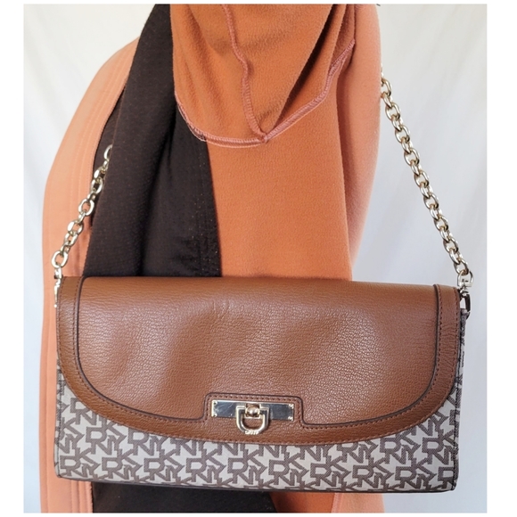 DKNY Brown Gold Purse - Picture 12 of 12